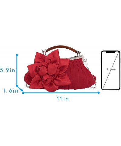 Evening Bag Cute Floral Wristlet Purse Medium Clutch Handbags Phone Pouch T-popular $17.09 Wristlets