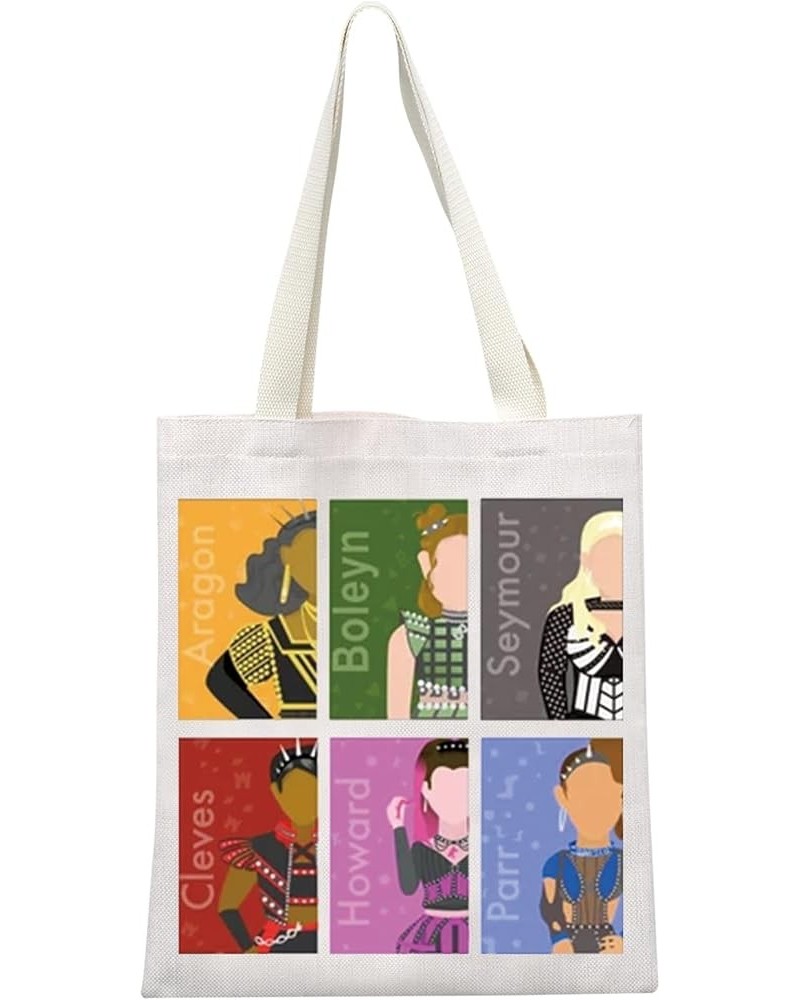 MEIKIUP Six The Musical Gift Queens Broadway Musical Tote Bag Queens Musical Shoulder Bag Musical Theatre Fans Gift Six Music...