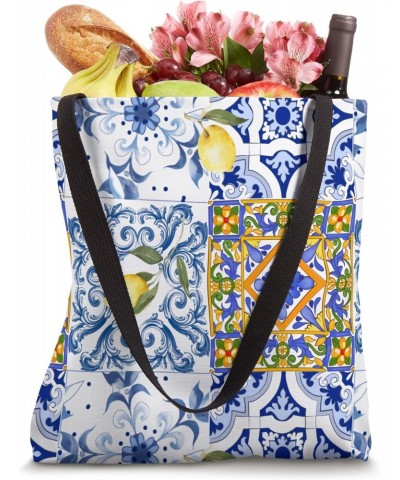 Summer,Sicily inspired,lemon art Tote Bag $12.32 Totes