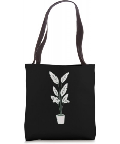 Houseplant Nature Lover Nepthytis Tropical Arrowhead Plant Tote Bag $11.75 Totes