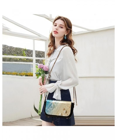 Crossbody Bags for Women Trendy Women's Black Shoulder Bag Small PU Leather Flap Cross Body Bag Handbags Pattern5 $24.18 Cros...