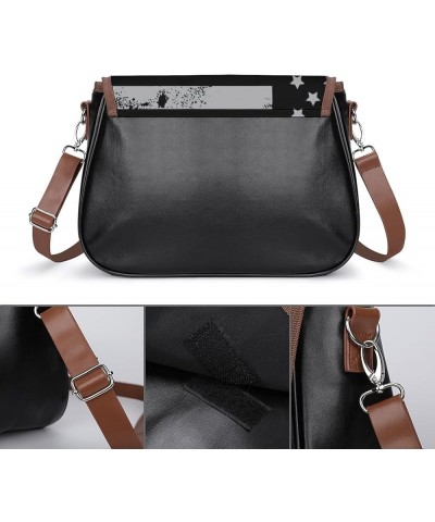 PU Leather Crossbody Satchel Bag Vintage Purses Handbags for Women Ladies Pattern (540) $20.29 Satchels