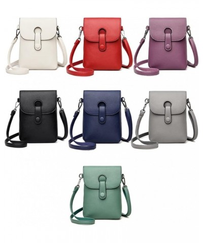 Women Fashion Crossbody Bags Delicate Solid Color Phone Bags Coin Purse Gray $18.72 Totes