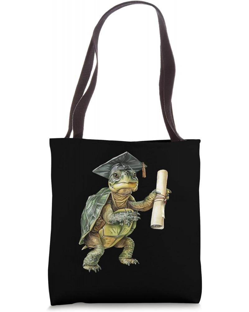 Graduation Turtle - Cap and Diploma Turtle Tote Bag $12.58 Totes