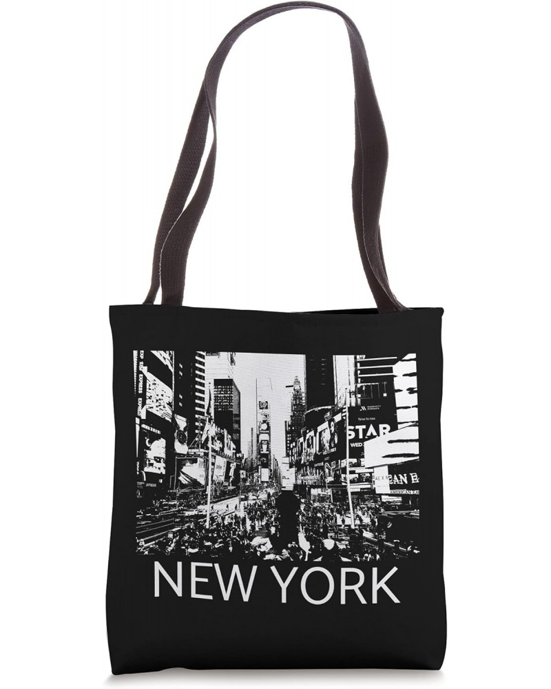 New York Times Square Manhatten Big Apple Skyscrapers Shirt Tote Bag $10.75 Totes