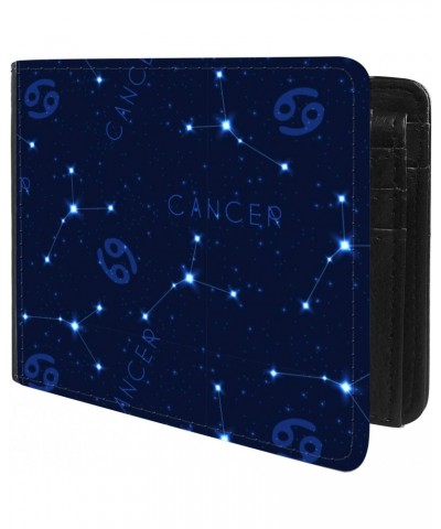 Unique Desige Pattern - Zodiac Cancer, Slim Front Pocket Wallet Billfold RFID Blocking $11.88 Wallets