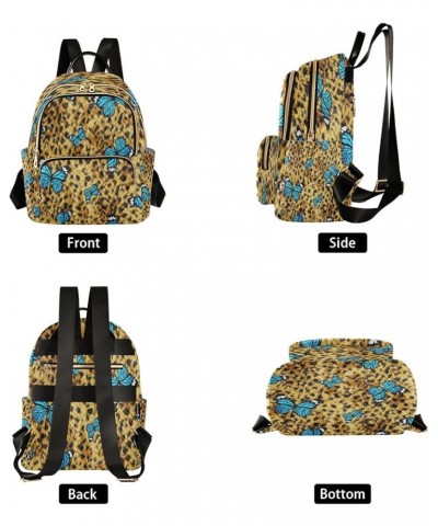 Backpack Purse for Women Colorful Butterflies Leopard Cheetah Casual Shoulder Bag Small Backpack S Medium $15.08 Backpacks