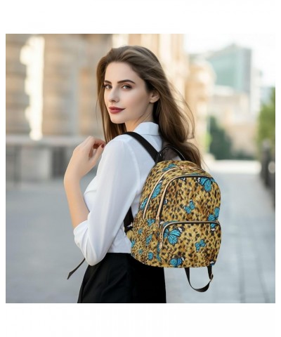 Backpack Purse for Women Colorful Butterflies Leopard Cheetah Casual Shoulder Bag Small Backpack S Medium $15.08 Backpacks