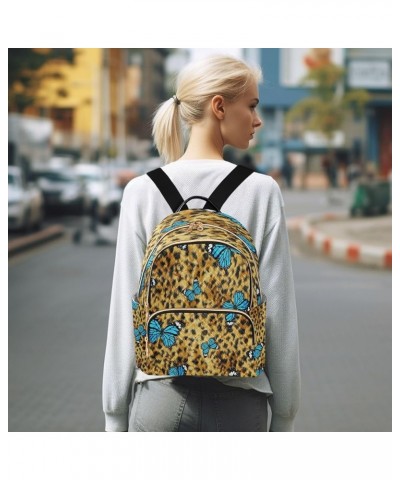 Backpack Purse for Women Colorful Butterflies Leopard Cheetah Casual Shoulder Bag Small Backpack S Medium $15.08 Backpacks