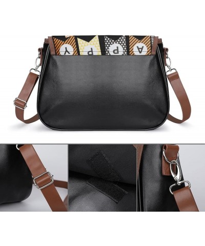 Fashion Crossbody Bags Women's Shoulder Bags Classic City Leather Satchels Hobo Bags Lighting Font Color7 $27.35 Hobo Bags