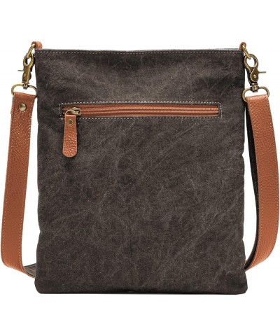 Cowhide & Canvas Crossbody Bags for Women, Western Purses Shoulder Bag Handmade Crossbody Purse Vintage Style S1025 $24.18 Sh...