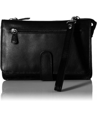 Deluxe Clutch W/Detachable Strap, Black/Brandy, One Size Black $36.22 Clutches