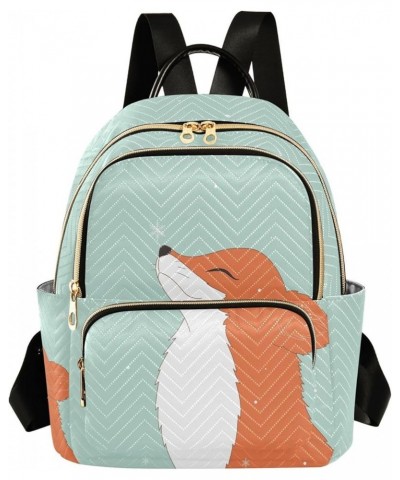 Fox and First Snow Mini Backpack Purse for Women Travel Bag Fashion Daypack Back Pack Shoulder Bag Multicolor Medium $16.73 B...