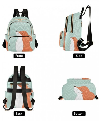 Fox and First Snow Mini Backpack Purse for Women Travel Bag Fashion Daypack Back Pack Shoulder Bag Multicolor Medium $16.73 B...