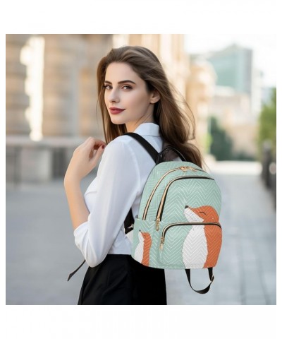 Fox and First Snow Mini Backpack Purse for Women Travel Bag Fashion Daypack Back Pack Shoulder Bag Multicolor Medium $16.73 B...