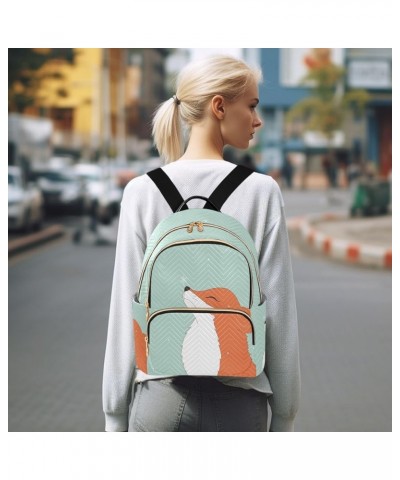 Fox and First Snow Mini Backpack Purse for Women Travel Bag Fashion Daypack Back Pack Shoulder Bag Multicolor Medium $16.73 B...