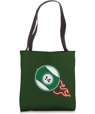 Snooker Billiard Ball No. 14 Pool Player Tote Bag $10.79 Totes