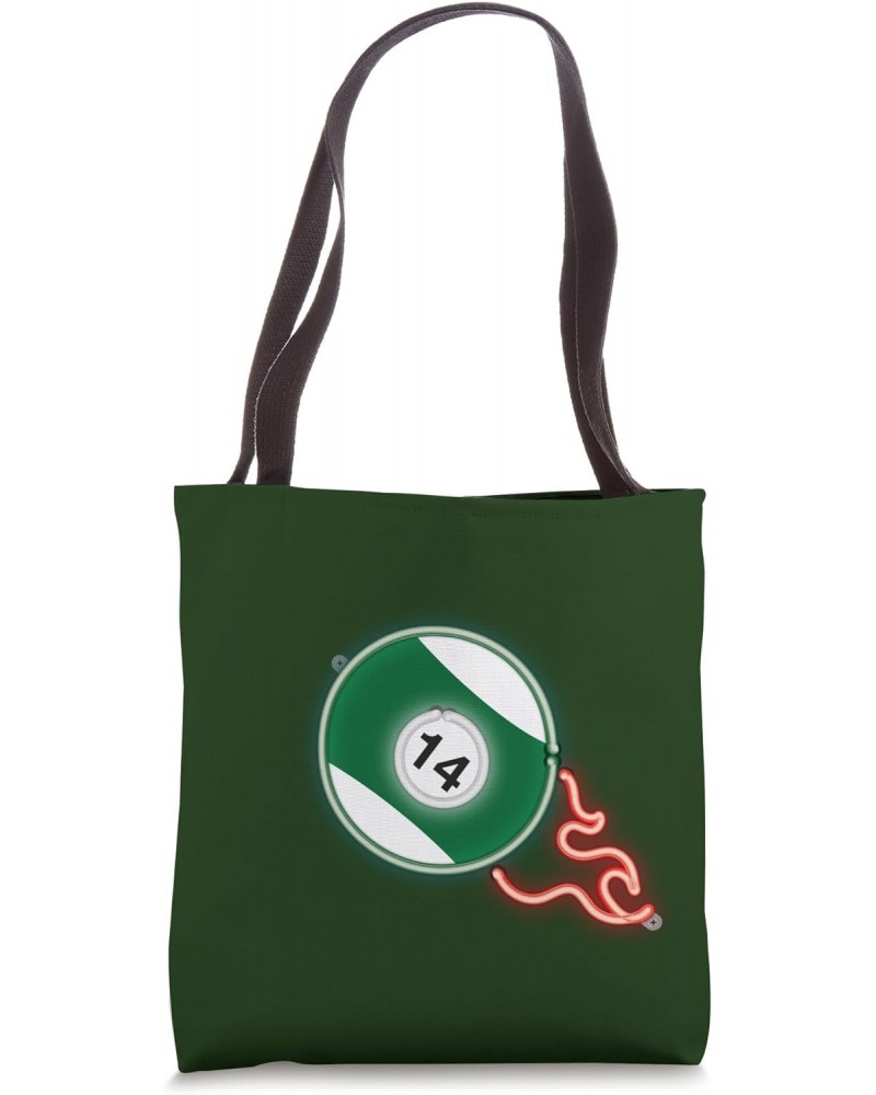 Snooker Billiard Ball No. 14 Pool Player Tote Bag $10.79 Totes