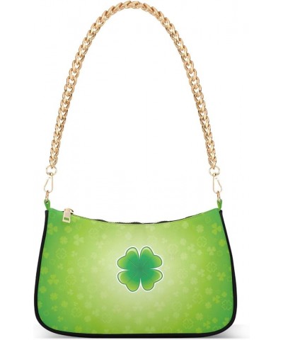 Mardi Gras Fleur de Lis on Black Shoulder Purse for Women Mini Bag Tote Handbag Lucky Shamrock $12.22 Totes