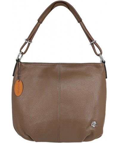 Genuine Leather Tote Bag for Women, Casual Leather Armpit and Spacious Hobo Bag Coffee E14 $41.60 Totes