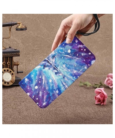 Cool Mountains Landscape Womens Clutch Wallet Large Wristlet Zipper Clutch Large Travel Purse Design 6 $20.38 Clutches