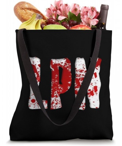 Halloween Nurse Blood Splatter LPN Scary Tote Bag $14.71 Totes