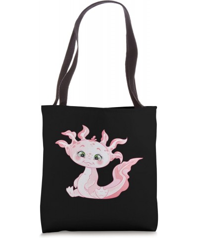 A cute little axolotl in the anime Kawaii Neko Tote Bag $13.00 Totes