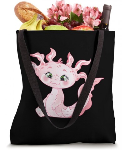 A cute little axolotl in the anime Kawaii Neko Tote Bag $13.00 Totes