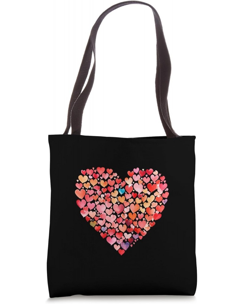 Hearts Explosion Design Tote Bag $10.58 Totes