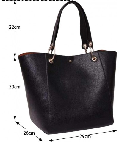 Tote Handbags for Women Large Capacity Work PU Leather Bucket Purse Designer Satchel Hobo Shoulder Bags Rose Gold $16.65 Shou...