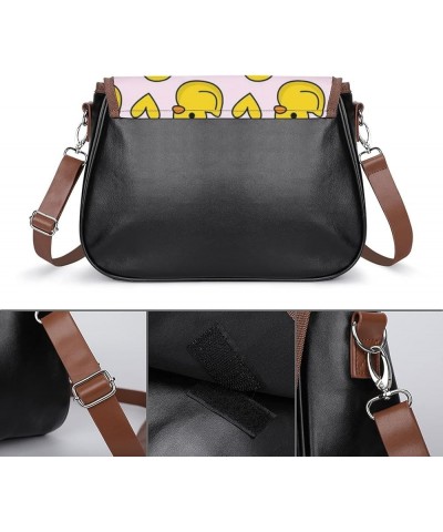 Printed Crossbody Bags Women City Leather Shoulder Bag Satchel Hobo Bags Trendy Chess Photos Color2 $22.00 Hobo Bags