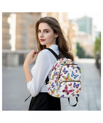 Butterfly Backpack Purse for Women Anti-theft Small Fashion Travel Backpack with Double Zipper Weekend Bag,M Medium $16.45 Ba...