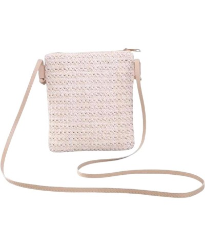 Woven Bags for Women, Fashion Simple Women's Crossbody Bags, Suitable for Women's Casual Light Travel/13 Beige $23.30 Crossbo...