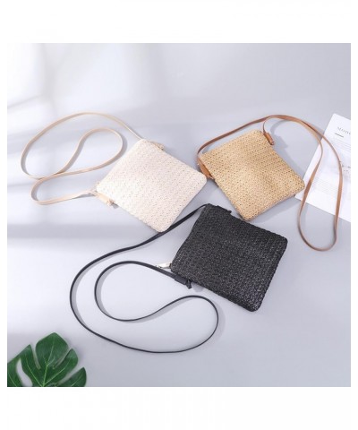 Woven Bags for Women, Fashion Simple Women's Crossbody Bags, Suitable for Women's Casual Light Travel/13 Beige $23.30 Crossbo...