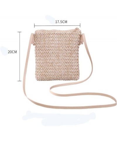 Woven Bags for Women, Fashion Simple Women's Crossbody Bags, Suitable for Women's Casual Light Travel/13 Beige $23.30 Crossbo...