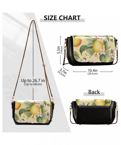 Bouquet of Flowers in a Dark Crossbody Leather Bags, Women's Crossbody Handbags Medium, Leather Bags for Women Trendy Yellow ...