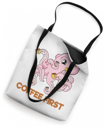 Coffee First Octupus Tote Bag $11.87 Totes