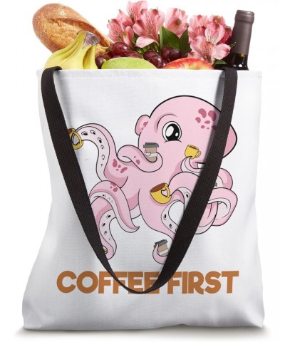 Coffee First Octupus Tote Bag $11.87 Totes