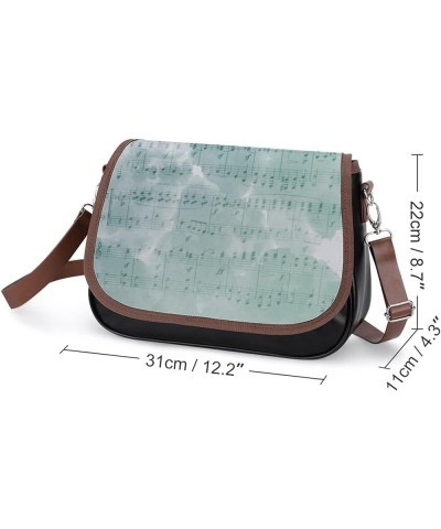 Printed Crossbody Bags Women City Leather Shoulder Bag Satchel Hobo Bags Trendy Sunfelower Color5 $23.00 Hobo Bags