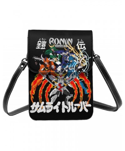 Anime Small Cell Phone Purse Ronin Warriors Fashion Womens Crossbody Cellphone Bag Mini Shoulder Bag 7.5x5.3 Inches $19.53 Cr...