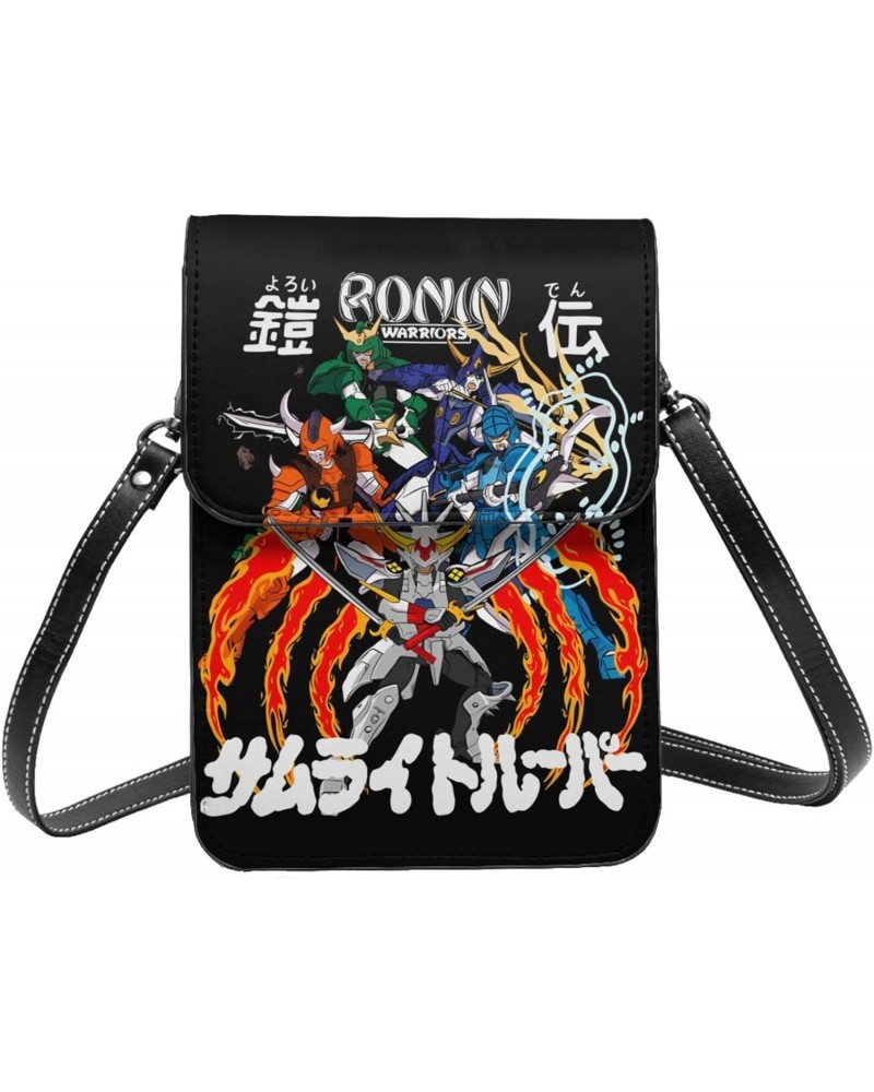 Anime Small Cell Phone Purse Ronin Warriors Fashion Womens Crossbody Cellphone Bag Mini Shoulder Bag 7.5x5.3 Inches $19.53 Cr...