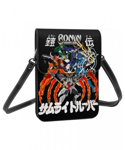 Anime Small Cell Phone Purse Ronin Warriors Fashion Womens Crossbody Cellphone Bag Mini Shoulder Bag 7.5x5.3 Inches $19.53 Cr...