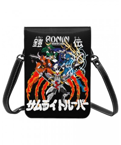 Anime Small Cell Phone Purse Ronin Warriors Fashion Womens Crossbody Cellphone Bag Mini Shoulder Bag 7.5x5.3 Inches $19.53 Cr...