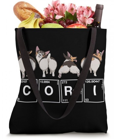 Cute Corgi Dog Tee Funny Corgi Lovers Retro Vintage Science Tote Bag $10.73 Totes