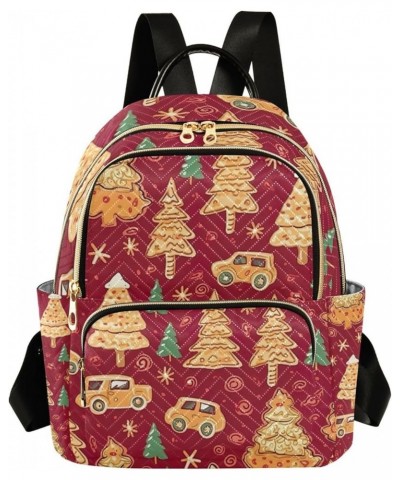 Christmas Cookies Women's Backpack, Women Backpack for Travel, Casual Backpack Women, M Christmas Tree With Cookies-3 Small $...