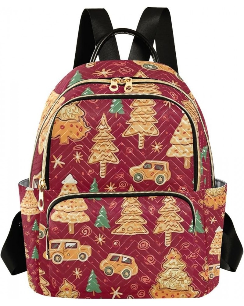 Christmas Cookies Women's Backpack, Women Backpack for Travel, Casual Backpack Women, M Christmas Tree With Cookies-3 Small $...