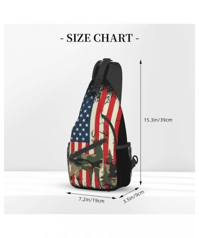 Men Sling Backpack Packable Breathable Shoulder Chest Crossbody Bag - Black And White Animal Cow Print Anti-Theft Multipurpos...