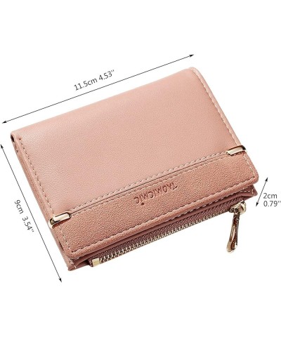 Fashion Coin ID Long Wallet Stone Pattern Solid Color Women Zipper Purse A10e Case Wallet Cute Animals A1-Sky Blue One Size $...