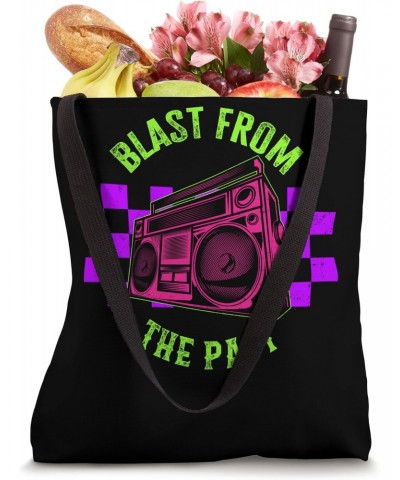 Music Blast From Past Music Lover Old Beats Music Retro 80's Tote Bag $15.25 Totes