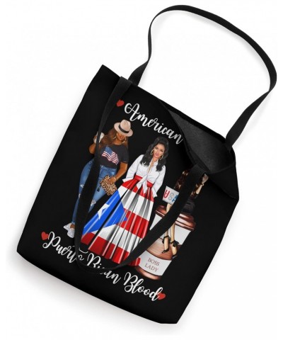 American Born Puerto Rican Blood Puerto Rico Womens Flag Tote Bag $15.67 Totes